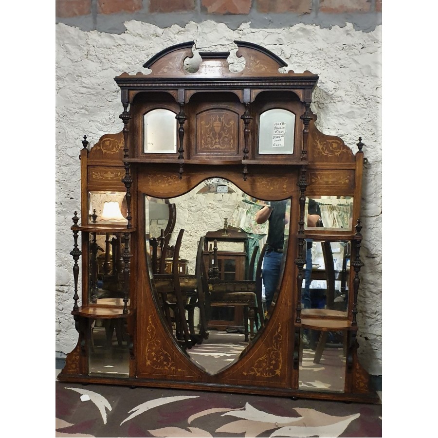 Rosewood Overmantle